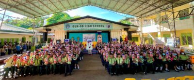 Gardenia Philippines donates 150 recycled classroom chairs to Gun-Ob High School in Cebu thumbnail