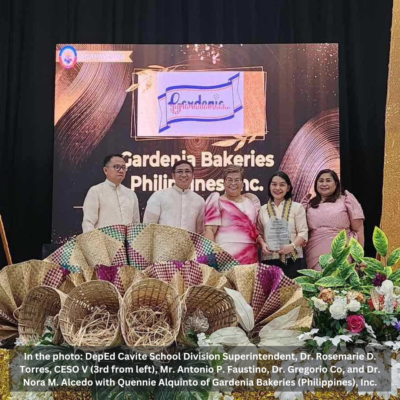 Gardenia Philippines was recognized as an ‘Outstanding Stakeholder’ at the 2023 Stakeholder Summit of DepEd-Cavite thumbnail